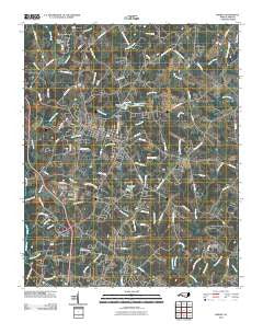 Maiden North Carolina Historical topographic map, 1:24000 scale, 7.5 X 7.5 Minute, Year 2010