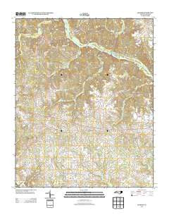 Mamers North Carolina Historical topographic map, 1:24000 scale, 7.5 X 7.5 Minute, Year 2013