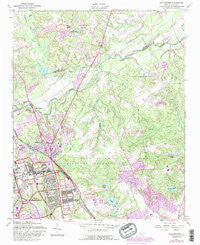 Manchester North Carolina Historical topographic map, 1:24000 scale, 7.5 X 7.5 Minute, Year 1957