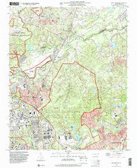 Manchester North Carolina Historical topographic map, 1:24000 scale, 7.5 X 7.5 Minute, Year 1997