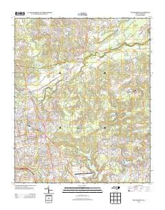 Manchester North Carolina Historical topographic map, 1:24000 scale, 7.5 X 7.5 Minute, Year 2013