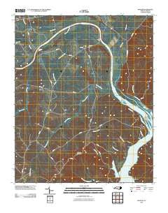 Mangum North Carolina Historical topographic map, 1:24000 scale, 7.5 X 7.5 Minute, Year 2010