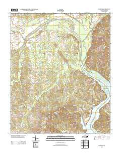 Mangum North Carolina Historical topographic map, 1:24000 scale, 7.5 X 7.5 Minute, Year 2013