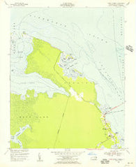 Manns Harbor North Carolina Historical topographic map, 1:24000 scale, 7.5 X 7.5 Minute, Year 1953