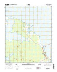 Manns Harbor North Carolina Current topographic map, 1:24000 scale, 7.5 X 7.5 Minute, Year 2016