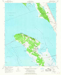 Manteo North Carolina Historical topographic map, 1:24000 scale, 7.5 X 7.5 Minute, Year 1953