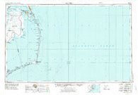Manteo North Carolina Historical topographic map, 1:250000 scale, 1 X 2 Degree, Year 1957