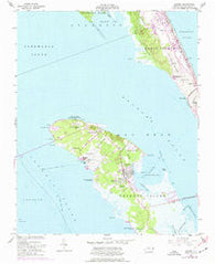 Manteo North Carolina Historical topographic map, 1:24000 scale, 7.5 X 7.5 Minute, Year 1953