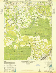 Maple Hill North Carolina Historical topographic map, 1:62500 scale, 15 X 15 Minute, Year 1948
