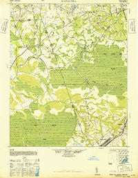 Maple Hill North Carolina Historical topographic map, 1:62500 scale, 15 X 15 Minute, Year 1948