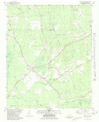 Maple Hill North Carolina Historical topographic map, 1:24000 scale, 7.5 X 7.5 Minute, Year 1981