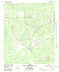 Maple Hill North Carolina Historical topographic map, 1:24000 scale, 7.5 X 7.5 Minute, Year 1981