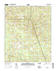 Maple Hill North Carolina Current topographic map, 1:24000 scale, 7.5 X 7.5 Minute, Year 2016