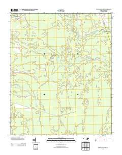 Maple Hill SW North Carolina Historical topographic map, 1:24000 scale, 7.5 X 7.5 Minute, Year 2013