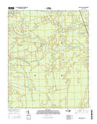 Maple Hill SW North Carolina Current topographic map, 1:24000 scale, 7.5 X 7.5 Minute, Year 2016