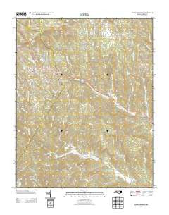 Maple Springs North Carolina Historical topographic map, 1:24000 scale, 7.5 X 7.5 Minute, Year 2013