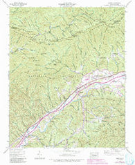 Marble North Carolina Historical topographic map, 1:24000 scale, 7.5 X 7.5 Minute, Year 1938