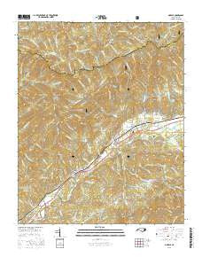 Marble North Carolina Current topographic map, 1:24000 scale, 7.5 X 7.5 Minute, Year 2016