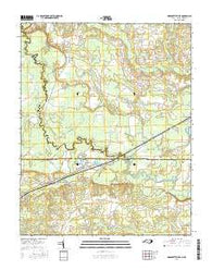 Margarettsville North Carolina Current topographic map, 1:24000 scale, 7.5 X 7.5 Minute, Year 2016