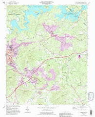 Marion East North Carolina Historical topographic map, 1:24000 scale, 7.5 X 7.5 Minute, Year 1993