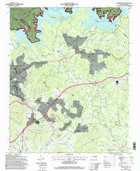 Marion East North Carolina Historical topographic map, 1:24000 scale, 7.5 X 7.5 Minute, Year 1994