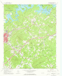 Marion East North Carolina Historical topographic map, 1:24000 scale, 7.5 X 7.5 Minute, Year 1962