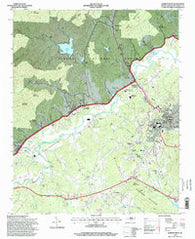 Marion West North Carolina Historical topographic map, 1:24000 scale, 7.5 X 7.5 Minute, Year 1994