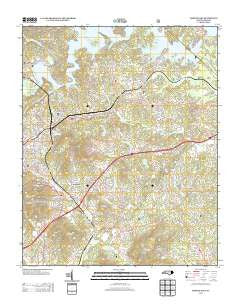 Marion East North Carolina Historical topographic map, 1:24000 scale, 7.5 X 7.5 Minute, Year 2013