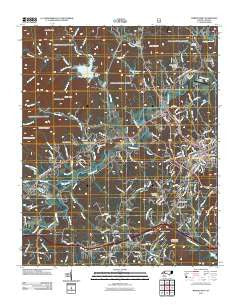 Marion West North Carolina Historical topographic map, 1:24000 scale, 7.5 X 7.5 Minute, Year 2011
