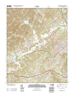Marion West North Carolina Historical topographic map, 1:24000 scale, 7.5 X 7.5 Minute, Year 2013