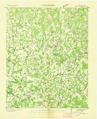 Mars Hill North Carolina Historical topographic map, 1:24000 scale, 7.5 X 7.5 Minute, Year 1936