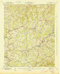 Mars Hill North Carolina Historical topographic map, 1:24000 scale, 7.5 X 7.5 Minute, Year 1946