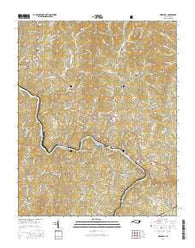 Marshall North Carolina Current topographic map, 1:24000 scale, 7.5 X 7.5 Minute, Year 2016