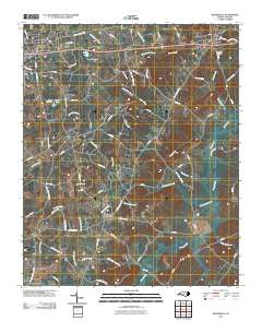 Marshville North Carolina Historical topographic map, 1:24000 scale, 7.5 X 7.5 Minute, Year 2010