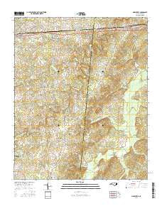 Marshville North Carolina Current topographic map, 1:24000 scale, 7.5 X 7.5 Minute, Year 2016