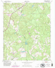 Marston North Carolina Historical topographic map, 1:24000 scale, 7.5 X 7.5 Minute, Year 1949