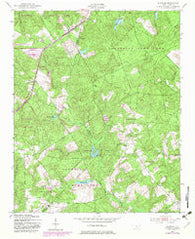 Marston North Carolina Historical topographic map, 1:24000 scale, 7.5 X 7.5 Minute, Year 1949