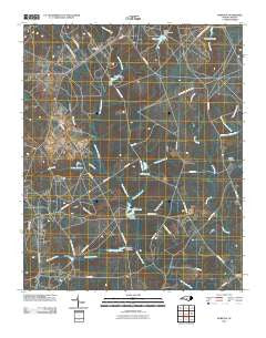 Marston North Carolina Historical topographic map, 1:24000 scale, 7.5 X 7.5 Minute, Year 2010