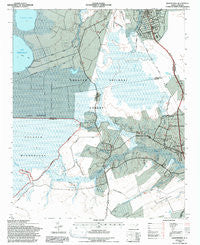 Masontown North Carolina Historical topographic map, 1:24000 scale, 7.5 X 7.5 Minute, Year 1994