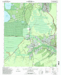 Masontown North Carolina Historical topographic map, 1:24000 scale, 7.5 X 7.5 Minute, Year 1994