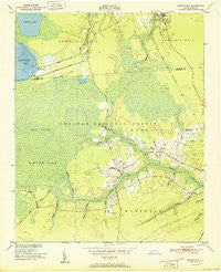 Masontown North Carolina Historical topographic map, 1:24000 scale, 7.5 X 7.5 Minute, Year 1951
