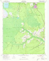 Masontown North Carolina Historical topographic map, 1:24000 scale, 7.5 X 7.5 Minute, Year 1951