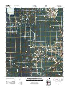 Masontown North Carolina Historical topographic map, 1:24000 scale, 7.5 X 7.5 Minute, Year 2011