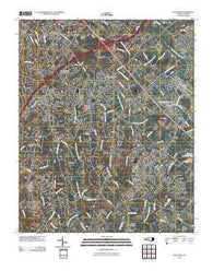 Matthews North Carolina Historical topographic map, 1:24000 scale, 7.5 X 7.5 Minute, Year 2010