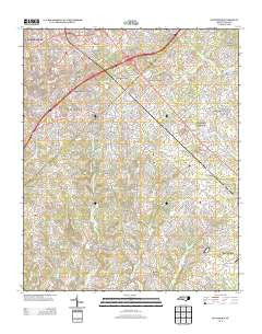 Matthews North Carolina Historical topographic map, 1:24000 scale, 7.5 X 7.5 Minute, Year 2013