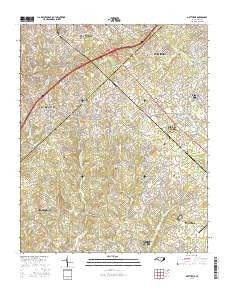 Matthews North Carolina Current topographic map, 1:24000 scale, 7.5 X 7.5 Minute, Year 2016