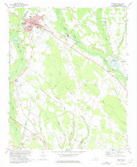 Maxton North Carolina Historical topographic map, 1:24000 scale, 7.5 X 7.5 Minute, Year 1974