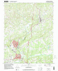 Mayodan North Carolina Historical topographic map, 1:24000 scale, 7.5 X 7.5 Minute, Year 1997
