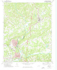 Mayodan North Carolina Historical topographic map, 1:24000 scale, 7.5 X 7.5 Minute, Year 1971