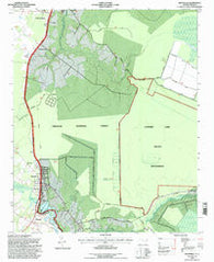 Maysville North Carolina Historical topographic map, 1:24000 scale, 7.5 X 7.5 Minute, Year 1994